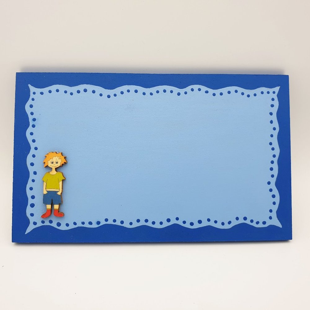 Handmade Blank Wooden Door Sign Boys Kids Room DIY